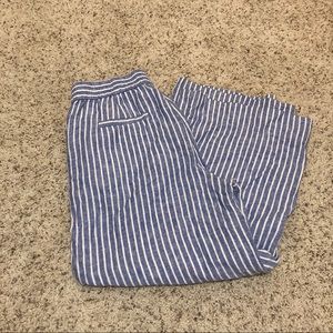 stripe cropped pants / lauren conrad